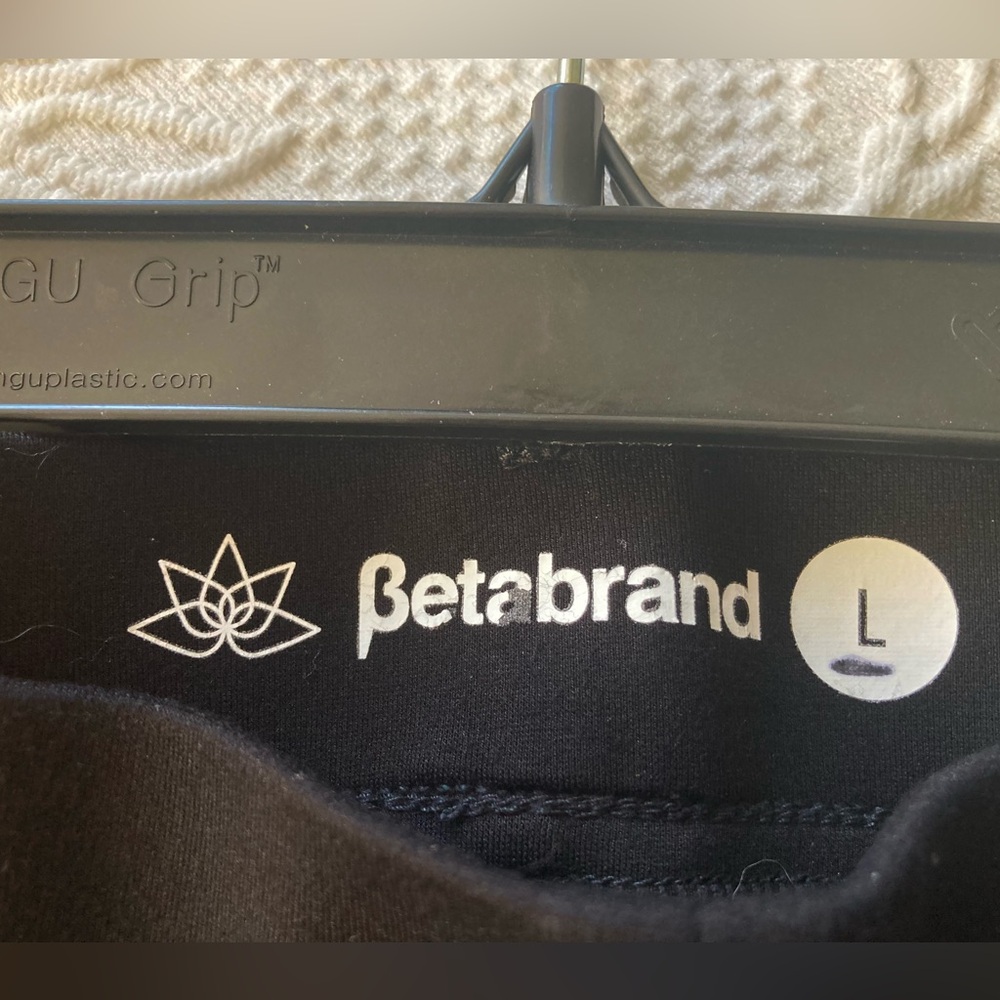 Betabrand Black Leg Large Pants - Picture 5 of 6
